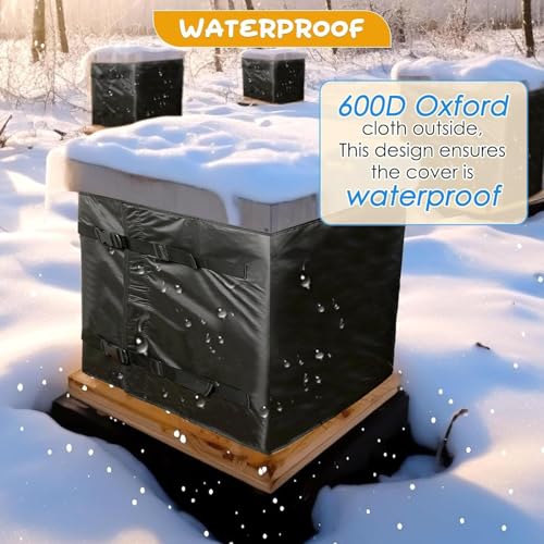Sobre de invierno para colmena y cubierta protectora ajustable Oxford 600D 2