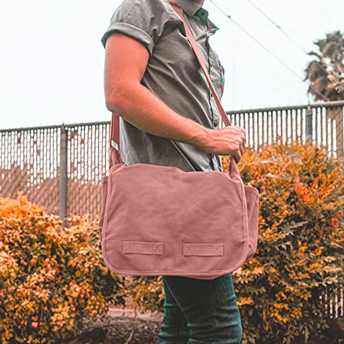 Image of Sweetbriar Classic Messenger Bag - Vintage Canvas Shoulder Bag for All-Purpose Use
