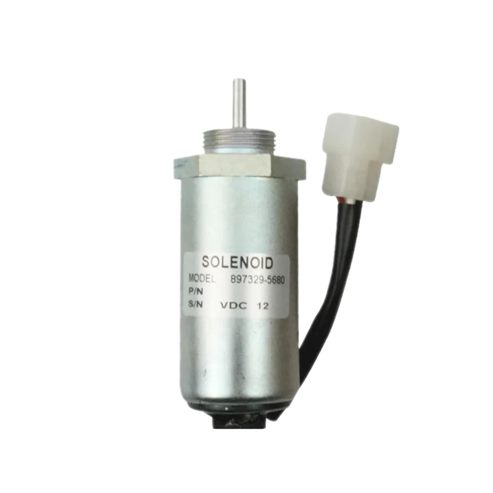 Tccscdnff Lavender For 897329-5680 897209-1152 Sk75-8 Ex55 60 70 Case Cx55 Flameout Solenoid Valve Fuel Stop 4Le2 Excavator Parts(Lavender)