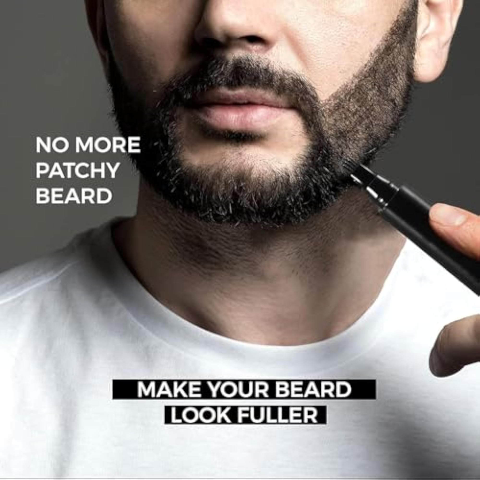 Beard Pencil Filler for Men, Waterproof Natural Finish