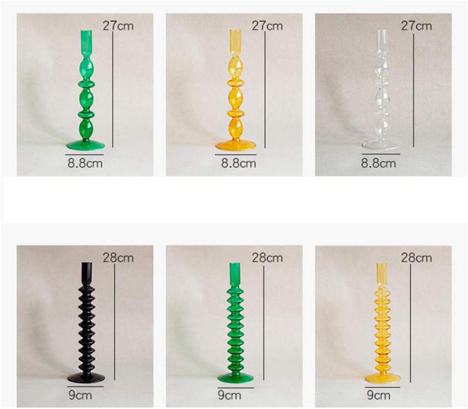 キャンドルスタンド キャンドルスティック ウェディングガラスキャンドルホルダー テーブルセンターピース キャンドルスティックピラーキ