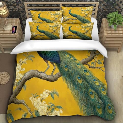 Parure de Lit 3D Imprimée en microfibre résistante supérieure de style asiatique - 5