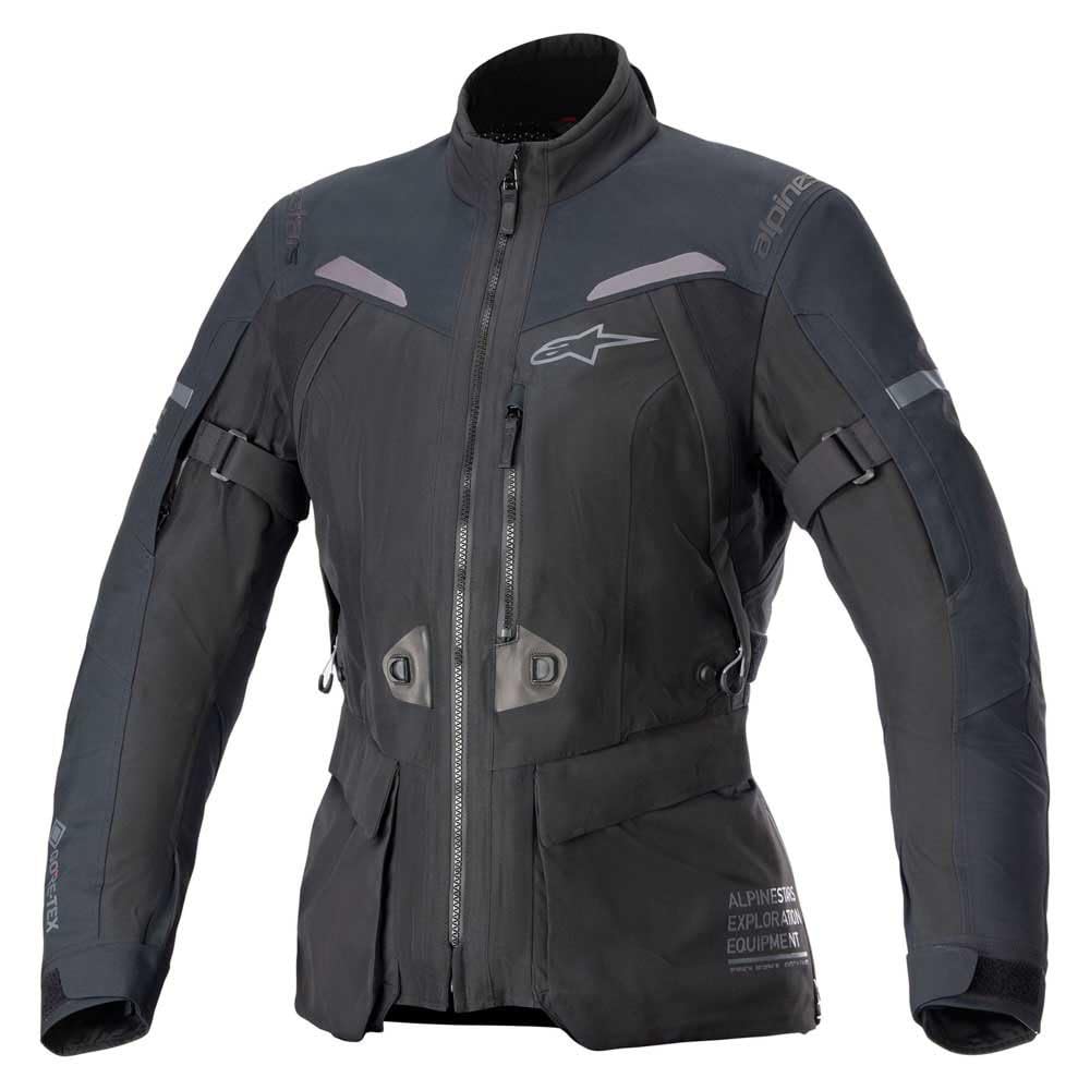 Alpinestars Stella ST-7 2L GTX wodoodporna damska kurtka tekstylna motocyklowa, czarny/ciemnoszary, XL