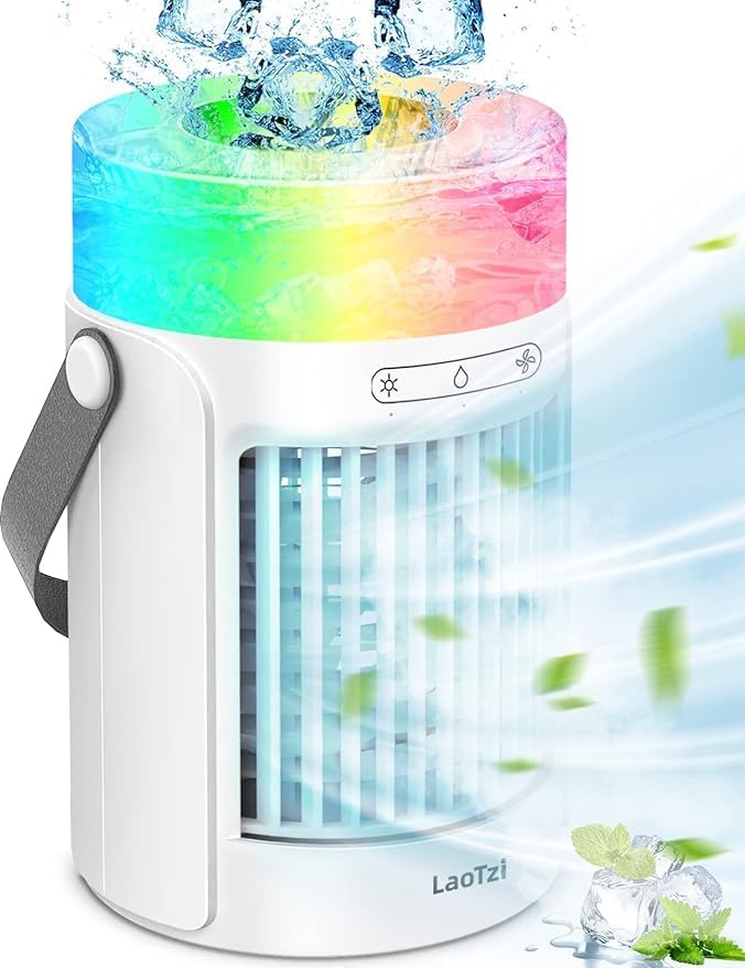 Portable Air Cooler Mini | 3-Speed USB Cooling Fan With Humidifier main image 0
