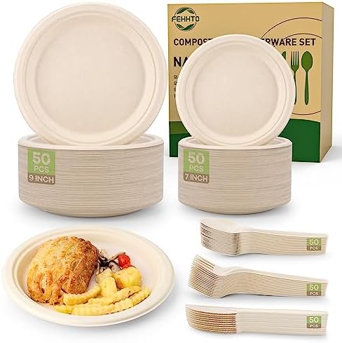 FEHHTO Compostable Paper...