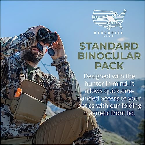 Marsupial Gear Binocular Pack with Standard Harness, Blaze, Medium