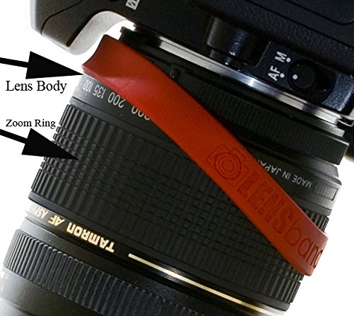 Lens Band Stop Zoom Creep For One Size Fits All Lens, Gold #TOP2