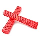 ★★★Parcel Come in a set for front and rear wheel – Box contents: 72pcs. Used for mounting not to screw into spoke, the wheel rims have to be removed.