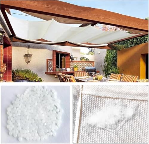 Store ondulé imperméable et rétractable pour protéger la terrasse - 7