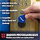 RIVGARD 10 programmierbare RFID-NFC 13,56 MHz 1 K Android NFC, Android MCT, CUID modifizierbar, private Kopie für Gebäudeausweis, Kopie von Zugangsausweis, privates Duplikat