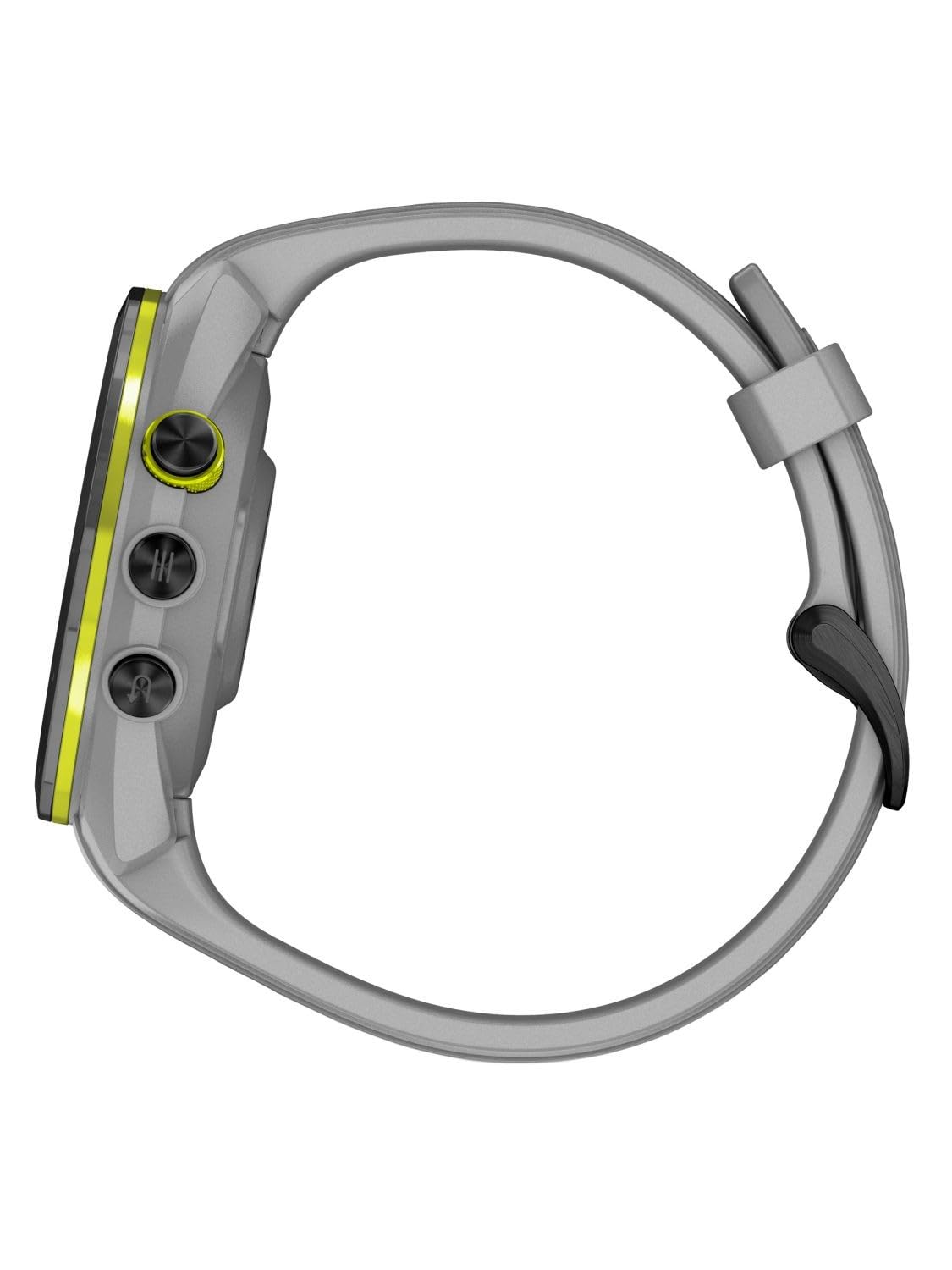 Garmin Approach S70-42 MM Lunette en céramique Noire avec Bande en Silicone Gris poudré