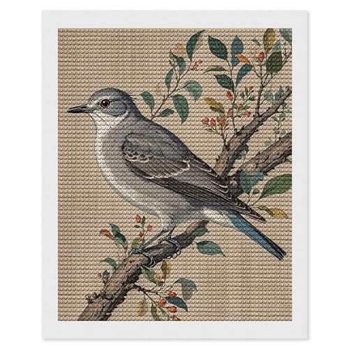 Peinture diamant oiseau pour adulte : l'activité détente à faire chez soi