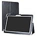 Price comparison product image Fusion5 105D 9.6 4G Case,LiuShan PU Leather Slim Folding Stand Cover for 9.6" Fusion5 105D 9.6 4G Android Tablet,Black