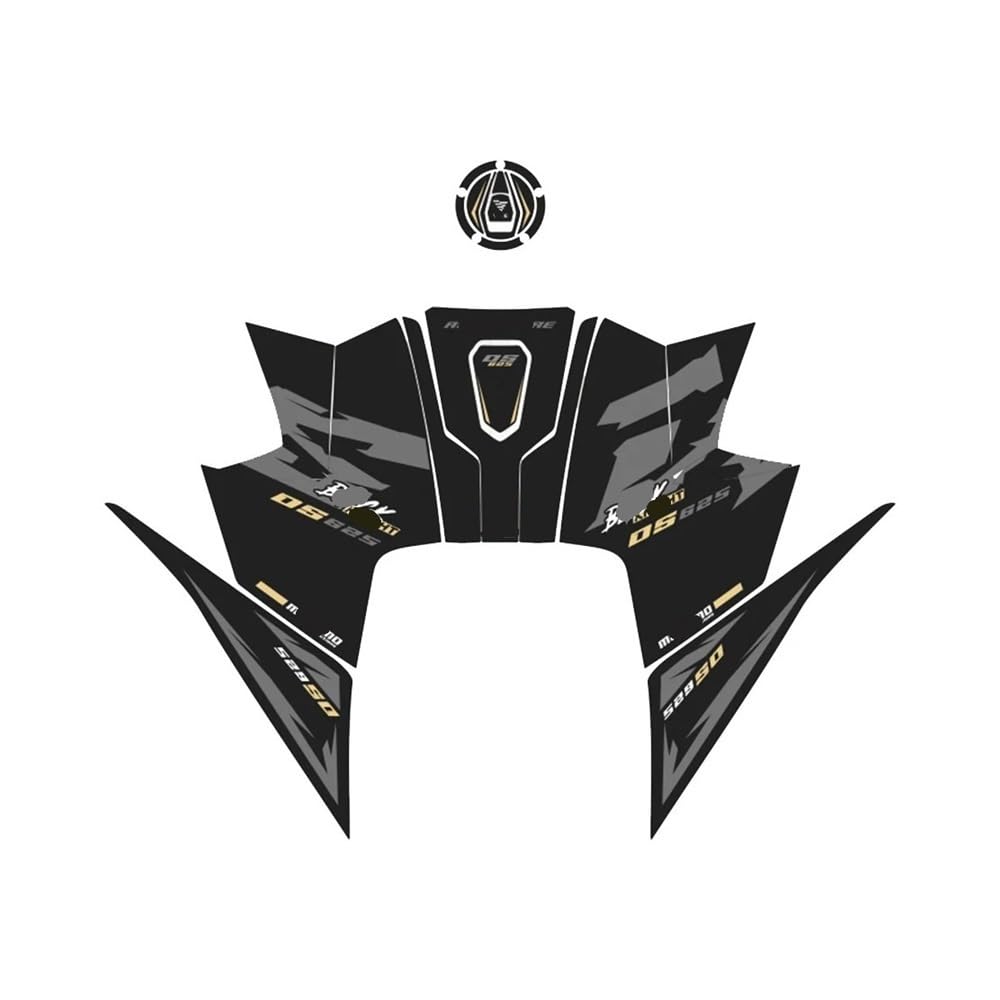 Motorbike Tank Pads for DSX625 DSX 625 DS625X 625DSX 2025 Motorcycle Frosted Tank Stickers Anti-Scratch Protective