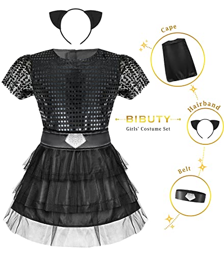 Princess Dresses For Girls Dress Up Clothes Trunk, Bibuty Pretend Play Costumes With 4 Sets Of Girls Tutu Skirts, Supergirl Capes, Belts, Masks, Costumes Toys Gifts For Toddler Little Girls Ages 3-6Yr #TOP6