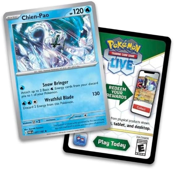 Pokemon Trading Card Game Knockout Collection - Includes Sticker Sheet, 2 Booster Packs and Foil Card (Chien-Pao)