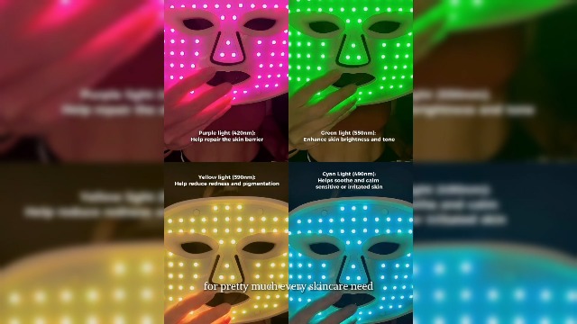 Amazon.com: MEGELIN 7 Colors Led Light Therapy Facial Mask, Face