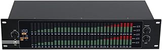 MonoSora Ecualizador gráfico dual de 31 bandas con procesador digital DSP, pantalla LCD, control de software USB para si...