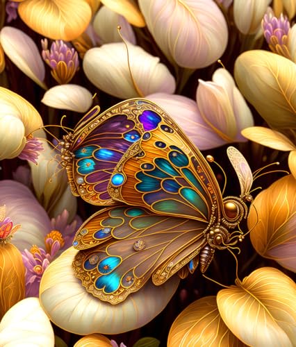 Affiches sur toile Steampunk Butterflies pour créer un décor vintage dans votre bureau