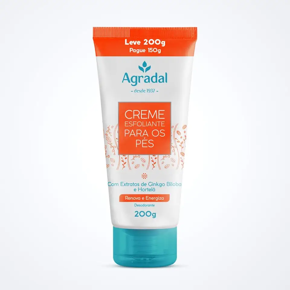 Agradal Creme Esfoliante Para Os Pés 200G