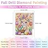 5D Diamond Painting Kits for Adults, Watercolor Stone Bridge Over Stream with Wildflowers in Meadow DIY Full Round Drill Diamond Art, Countryside Home Wall Decor Gift 8x12 Inch #3