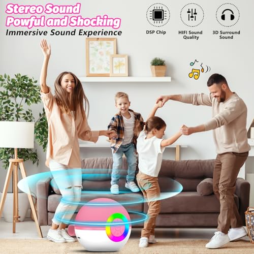 image for goopow Mini Karaoke Machine Speaker for Kids Adults, Portable Bluetoot