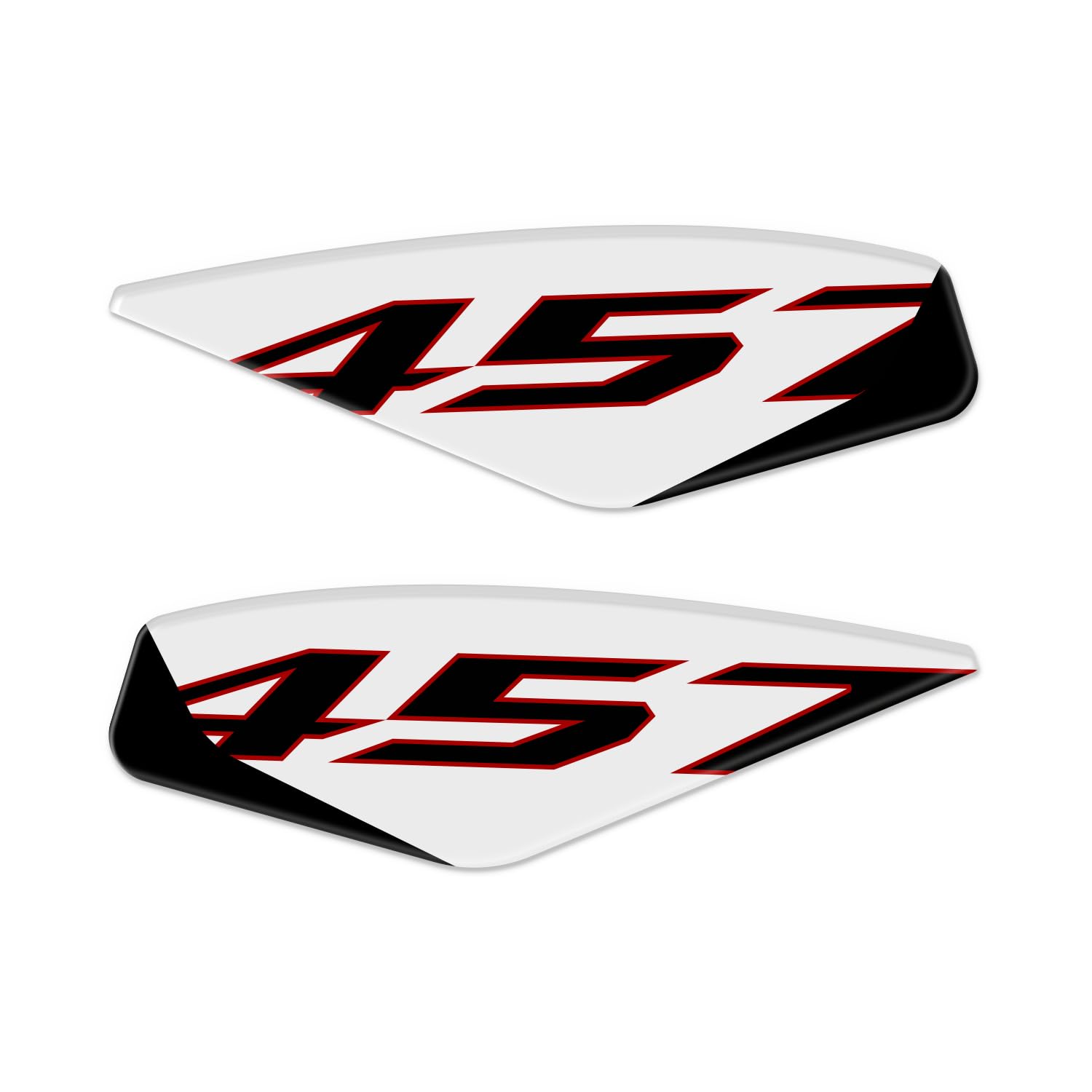 Az Graphishop seitliche Tankprotektoren aus 3D-Harz, kompatibel mit Aprilia RS 457 2024-2025 L-234 (Opalescent Light)