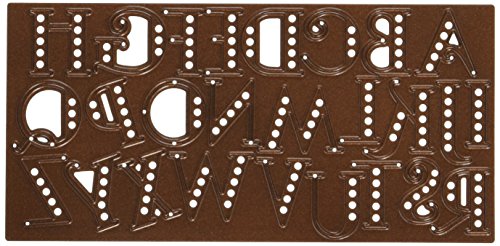 Sue Wilson CED5423 Art Deco Alfabeto a Forma di