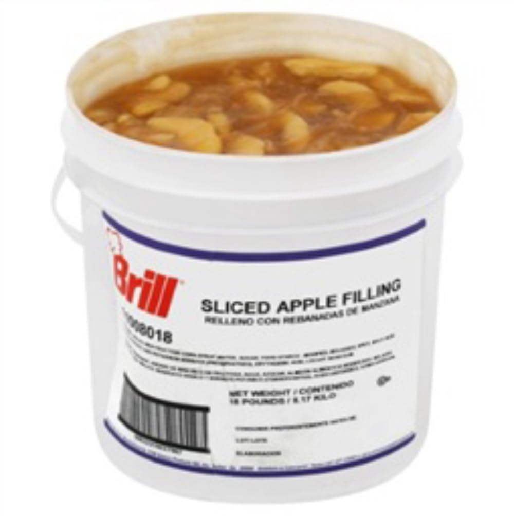 HC Brill Sliced Apple Filling, 18 Pound -- 1 each.