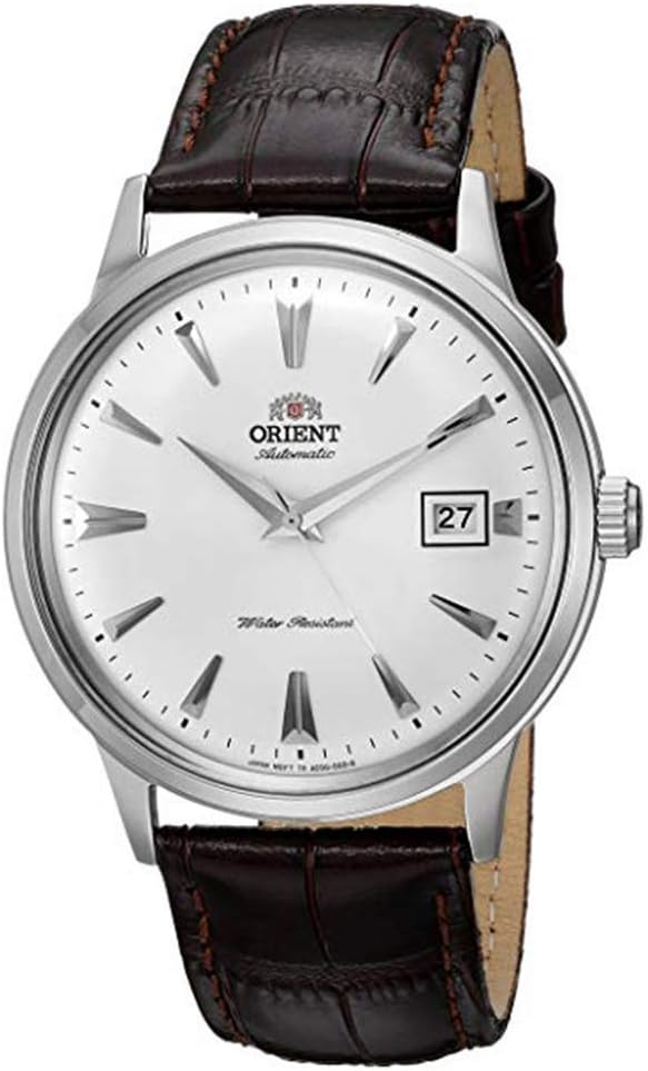 2nd Gen Bambino Version I' Japanese Automatic Stainless Steel and Leather Dress Watch