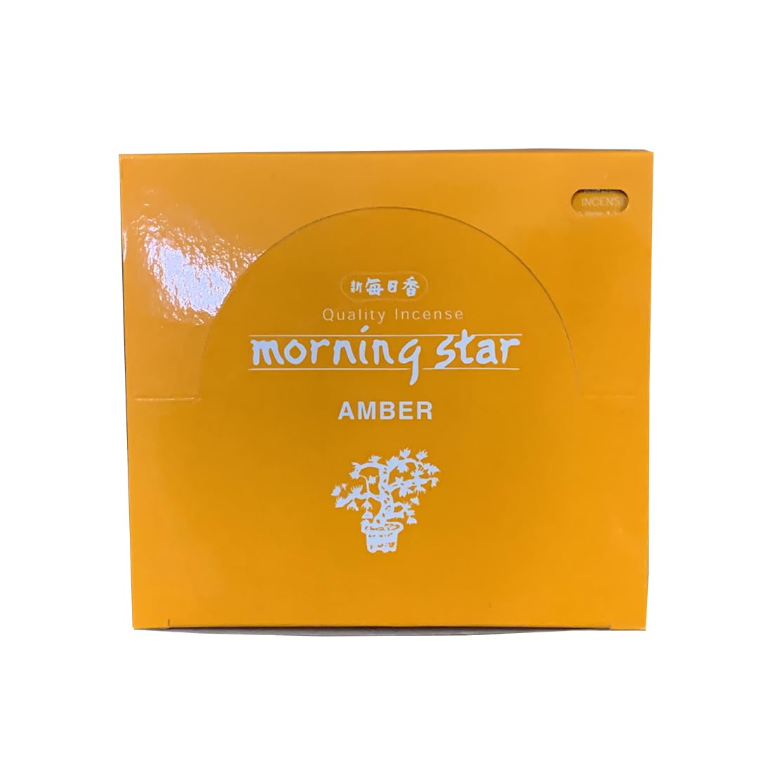 Morning Star Amber Räucherstäbchen 600 Stäbchen (12 x 50 Stäbchen) | Natürliche, umweltfreundliche Aromatherapie | plastikfrei, Papierverpackung | Entspannung, Meditation & Raumduft