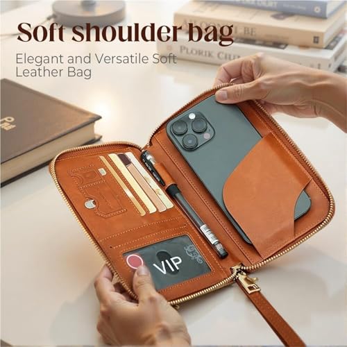Multi-Functional Travel Wallet with Secure Zipper Compartment, RFID Protection Passport Holder for Important Documents2