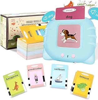 Learning Toys for 1 2 3 Year Olds, Educational Toys for Toddlers, Montessori Toys for 1 + Year Old, Card Early Educational Device, 224 Sight Words Talking Flash Cards