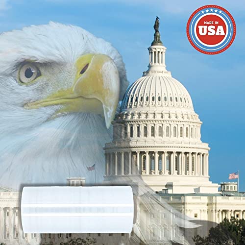 Psbm Stretch Wrap, 4 Pack, 18 Inch X 1500 Feet, 90 Gauge, Clear Plastic Cling, Cast Hand Stretch Film Rolls For Packaging Moving Packing Pallets #TOP6