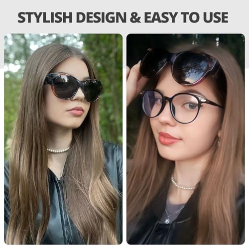 LVIOE Fit Over Sunglasses for Women Men Polarized Wear Over Eyeglasses with UV400 Protection LS57793
