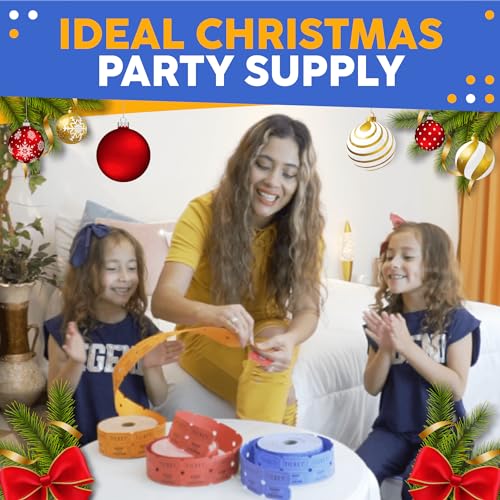 Toysery Raffle Tickets - Arrecadação de fundos consecutivamente numerada 50/50 bilhete de bilhete du