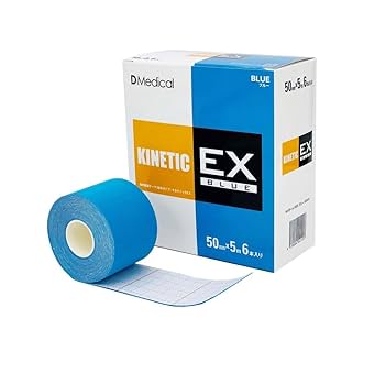 Amazon | ドームメディカル キネティックEX ブルー 50mm × 5m 6