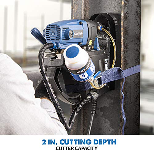 Evolution Heavy Duty 1-1/8 Inch Industrial Magnetic Drill With Carry Case - S28Mag #TOP6