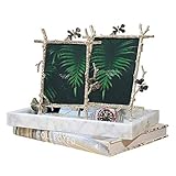 Größe: 6: 6 Zoll, 7: 7 Zoll DAMAI STORE 6-Zoll-7-Zoll-Bilderrahmen Kreativer Schmetterling Gold Kunstwerk Continental Modell Raumdekorationen Ornamente Wohnaccessoires (Size : 6)