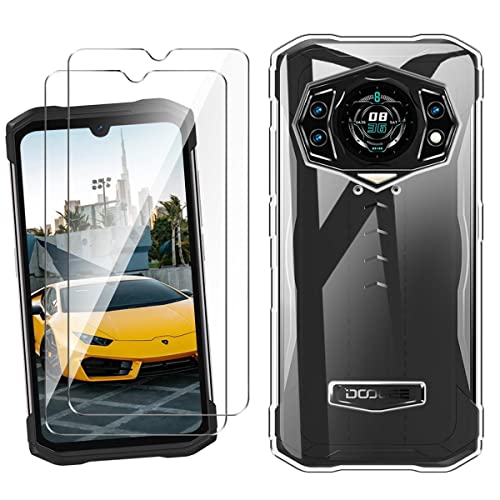 SCDMY Carcasa para Doogee S98/Doogee S98 Pro Funda + [2 Piezas] Cristal Templado, Transparente...
