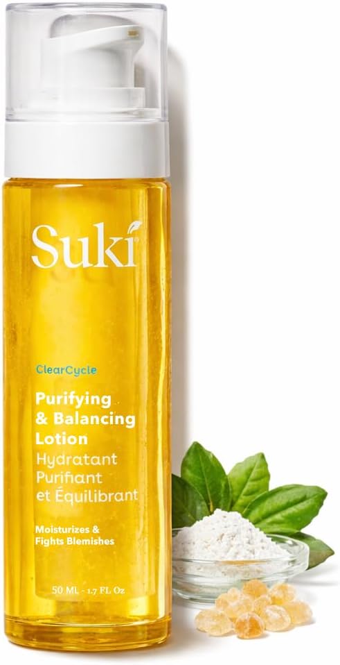 Skincare Purifying and Balancing Day Lotion with Salicylic Acid โ Hydrating, Anti Aging Face Moisturizer for women with Active Lifestyles โ Calming Face lotion for Oily or Acne Prone Skin 1.7oz.