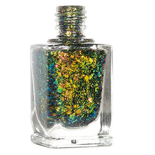 Image of ILNP Brilliance - Pale Gold, Pinkish Bronze, Light Green Ultra Chrome Color Shifting Flakie Nail Polish