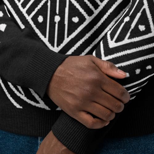 Humsa Knitted Crew Neck Sweater - Evil Eye Design - Luxury Streetwear2