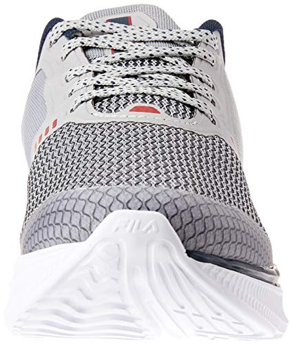 Tênis Racer Move, Fila, Masculino, Prata/Marinho/Vermelho, 40