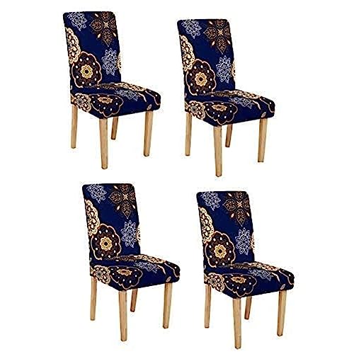 Image of Cortina Chair Cover Slipcover Chair Cover Washable Softness for Elastic Installation Chair Protector Spandex Pack of 6