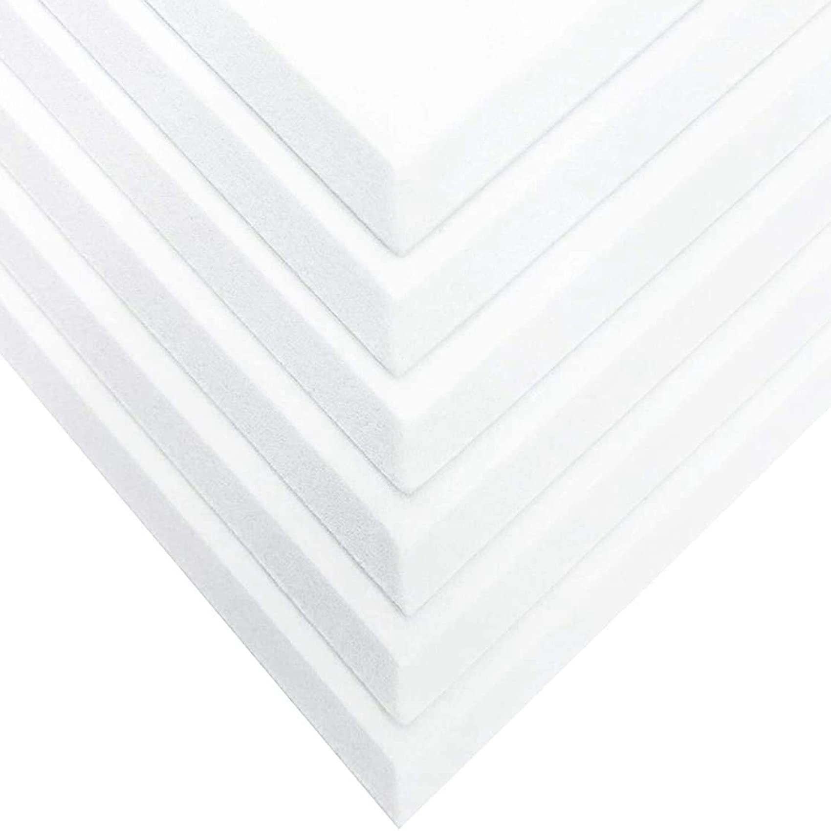 18PCS Panel de AbsorcióN AcúStica 12Pulgadax 12Pulgadax 0.4PulgadaAcolchado una Prueba de Sonido para Aislamiento de Graves de Eco para AcúStica
