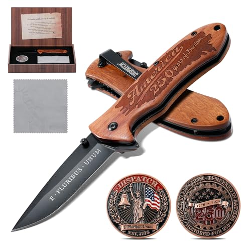 Dispatch 250th Anniversary Pocket Knife Gift Set, 3.35