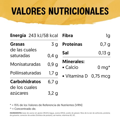 Miniatura 2 de Alpro Bebida Vegetal De Avena Sin Gluten Barista - Pack De 8 X 1l
