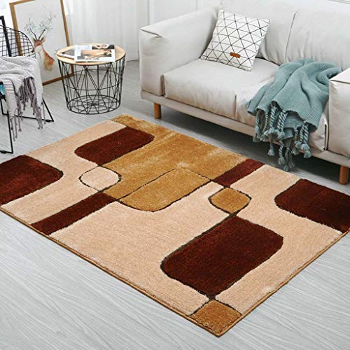 Tapis en coton stretch format 1.2x1.7m pour salon et table basse - 2