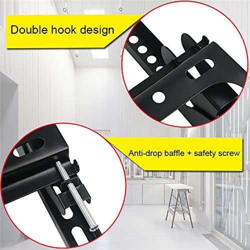 Support plafond TV réglable pour éviter les reflets sur écran 32-65
